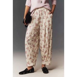 Anthropologie / Maeve Floral Lace Balloon Pants